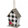 BIRDHOUSE, BUFFALO PLAID