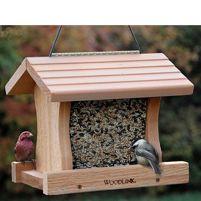 WOOD BIRDFEEDERS