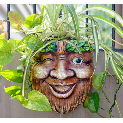 PLANTER, WINK TREE FACE