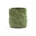 POT, GREEN FERN 4" X 4.25"H