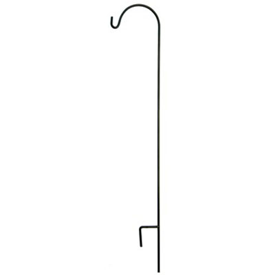 SHEPHERD HOOK, 90" SINGLE BLACK