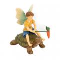 Fairy Riding a Turtle