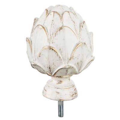 FLAG POLE FINIAL, ARTICHOKE IVRY