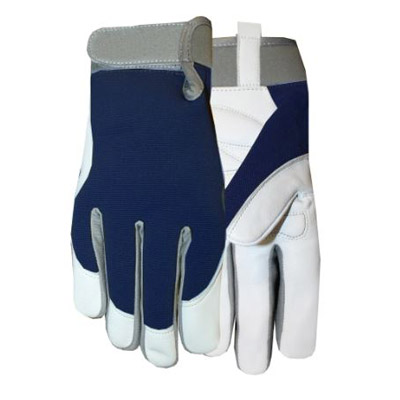 GLOVE, GOATSKIN PALM SPANDEX BAC