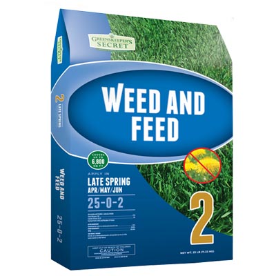 GREENSKEEPER, WEED AND FEED 25LB