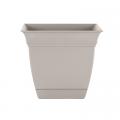 PLANTER, ECLIPSE SQ 8" STONE