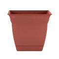 PLANTER, ECLIPSE SQ 12" CLAY