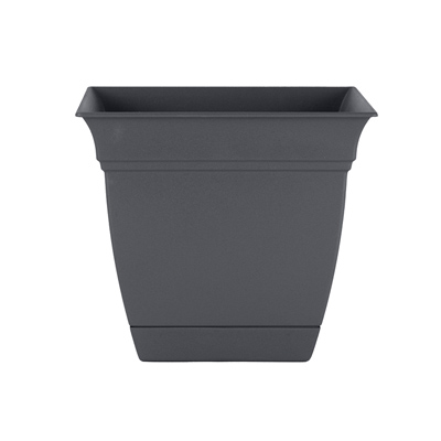 PLANTER, ECLIPSE SQ 6" GRAY