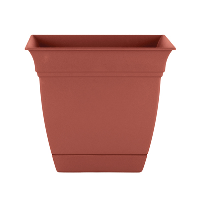 PLANTER, ECLIPSE SQ 12" CLAY