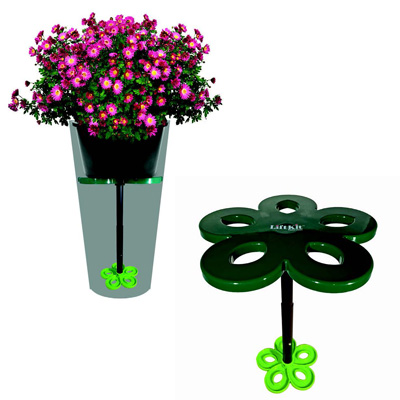 Tapered Plant Lift Kit with 6" Base and 10" Top with Medium Pole