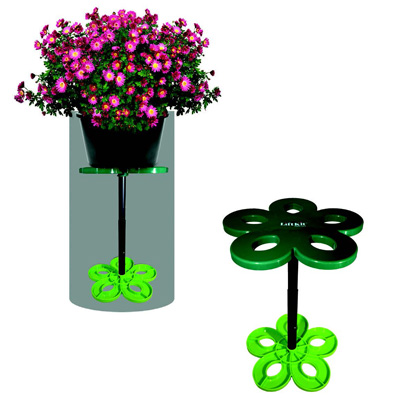 Tapered Plant Lift Kit with 6" Base and 10" Top with Tall Pole