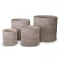 POT, CORRUGATED CYLINDER 14.25"