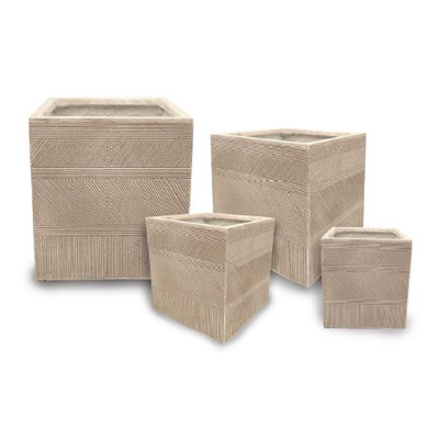 POT, CORRUGATED SQUARE 12.5"