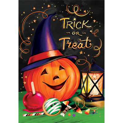 Trick or Treat Halloween Flag