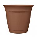 PLANTER, ECLIPSE RD 20" CHOCO