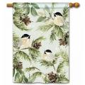 Winter Chickadee Flag