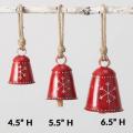 Red Bell Ornament 5.5"