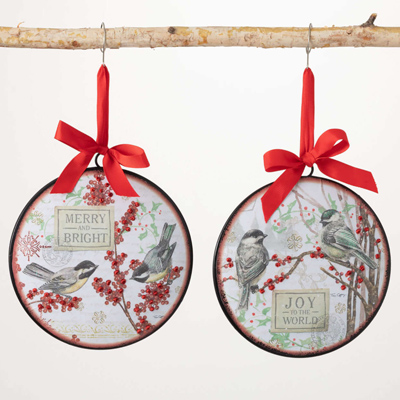 Winter Bird Ornaments