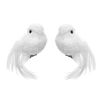 Cable Knit White Bird (Box of 12)