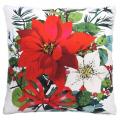 PILLOW, 18X18 HOLIDAY BOUQUET 1