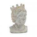 PLANTER, QUEEN HEAD SM 9"H