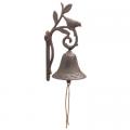 BIRD, IRON W/BELL 4.75"L X 9"H