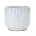 POT, WHITE 5.5"D X 5"H