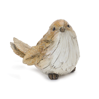 BIRD, 3.25"H ASRT WOOD LOOK