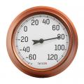 THERMOMETER, 9" ROUND COPPER