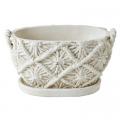 PLANTER, MACRAME OVAL