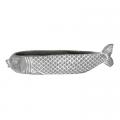 PLANTER, SMALL GREY KOI 12.4"L