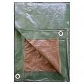 TARP, 10' X 12'  GREEN/BROWN