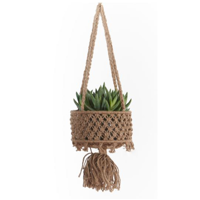 HANGER, UTILITY BASKET JUTE