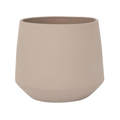 POT, JULIA M FUNGHI BEIGE