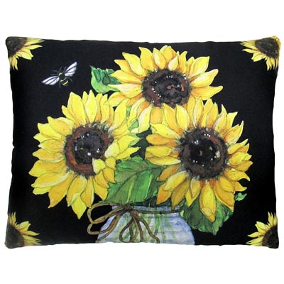 Jar of Sunflowers Pillow