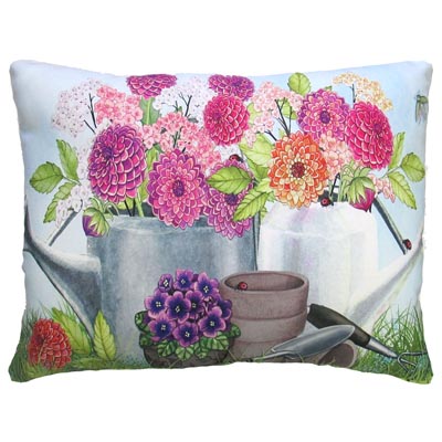 PILLOW, 19" X 24" WATERING CAN