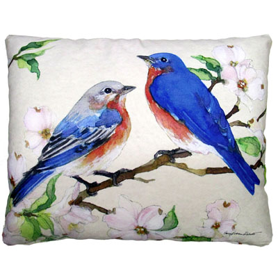 PILLOW, 19 X 24 DOGWOOD COTTAGE
