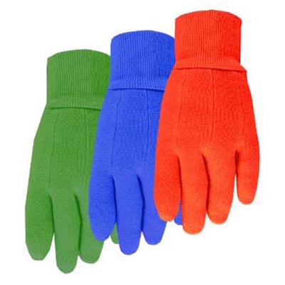 GLOVE, KIDS COTTON JERSEY-ASSORT