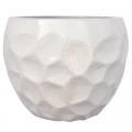 PLANTER, 12.2" HALLOW RND WHITE