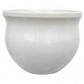 PLANTER, 9.4" SMOOTH RND WHITE