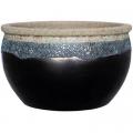 PLANTER, 22" BOWL VOL BLACK