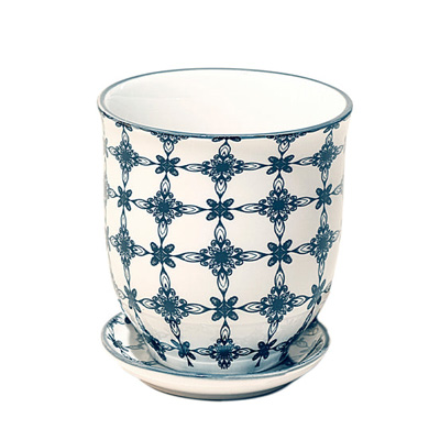 POT, LIBERTE/SAUCER BLK STARS