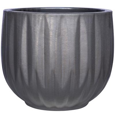 PLANTER, 11.4" CATH BELL M BLACK