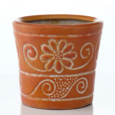 PLANTER, MANTIYA COPPER 15.25"W