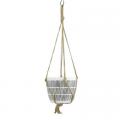 Black & What Terracotta Hanging Planters (sold separately)