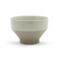 BOWL, TAPERED GREY 6"D X 4"H