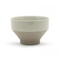 BOWL, TAPERED GREY 6"D X 4"H