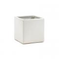 PLANTER, 3.75" SQUARE WHITE