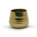 POT, 3.35"D SM BOWL GOLD