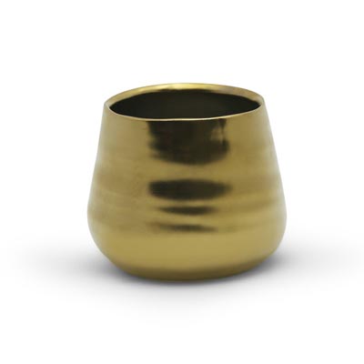 POT, 3.35"D SM BOWL GOLD